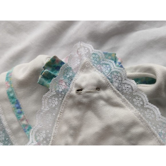 Allison Ann Girls Party Dress Size 6 Floral Puff Sleeve Garden Easter Vintage - Picture 9 of 9